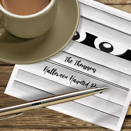 Spooky Halloween fest Mummy Anpassningsbar Pappersservett