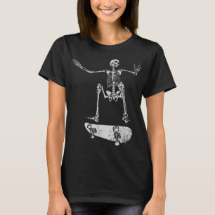 Spooky Halloween fest - Skateboarding skeleton co T Shirt