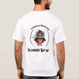 Spooky Halloween fladdermus-dagen i Disguise black T Shirt