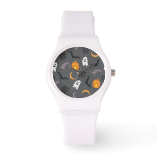Spooky Halloween Fladdermus Ghost Cauldron Mönster Armbandsur