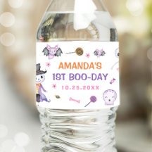 Spooky Halloween Ghost 1:a Birthday Party