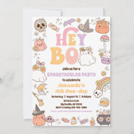 Spooky Halloween Ghost-inbjudan Inbjudningar