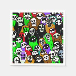 Spooky Halloween Ghost Napkins Pappersservett