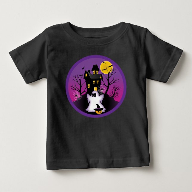 Spooky Halloween Ghost Tröja (Framsida)