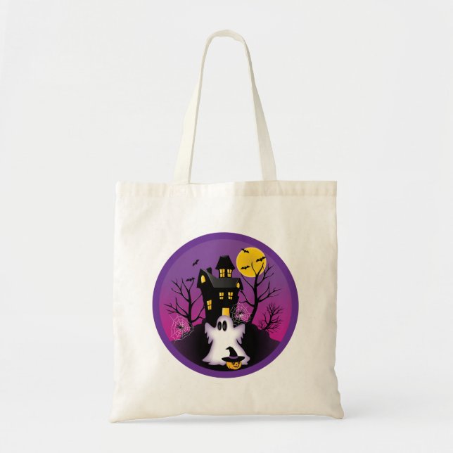Spooky Halloween Ghost Tygkasse (Framsidan)