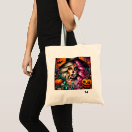 Spooky Halloween Goth Girl Tygkasse
