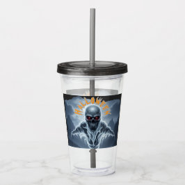 Spooky Halloween Gothic Skeleton Spirit Take Away Mugg