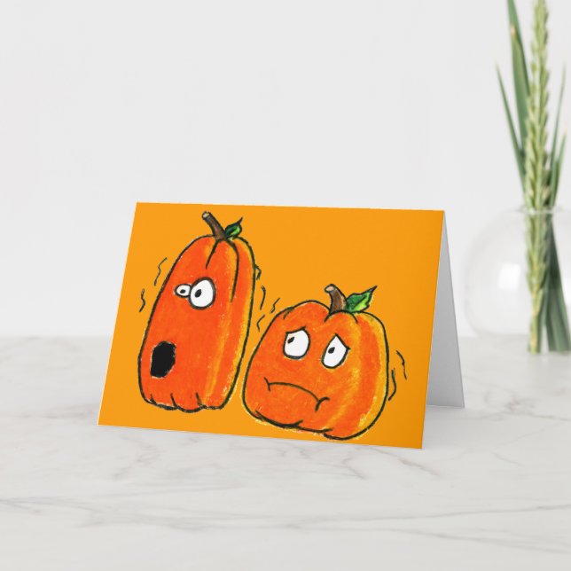 SPOOKY HALLOWEEN-hälsningskort Kort (Framsida)