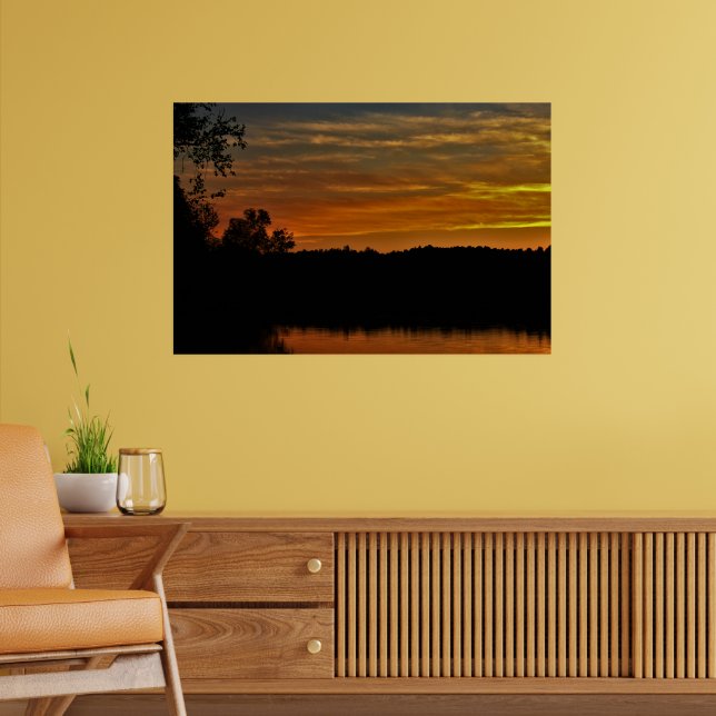 Spooky Halloween Harvest Sunset Poster (Vardagsrum 2)