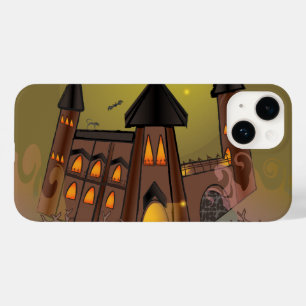 Spooky Halloween-häxhus och vampyrslott