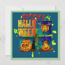 Spooky Halloween Inbjudningar