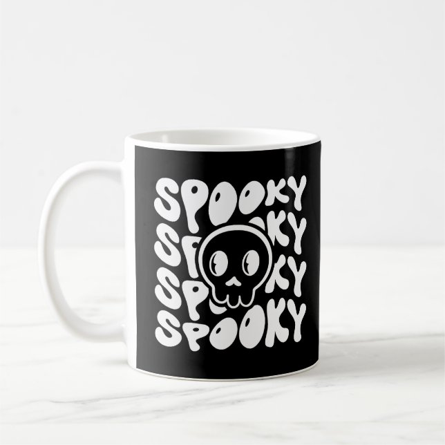 Spooky Halloween Kaffemugg (Vänster)