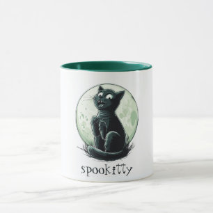 Spooky Halloween Kattunge Mugg