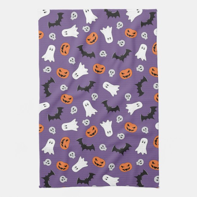 Spooky Halloween Kökshandduk (Vertikal)