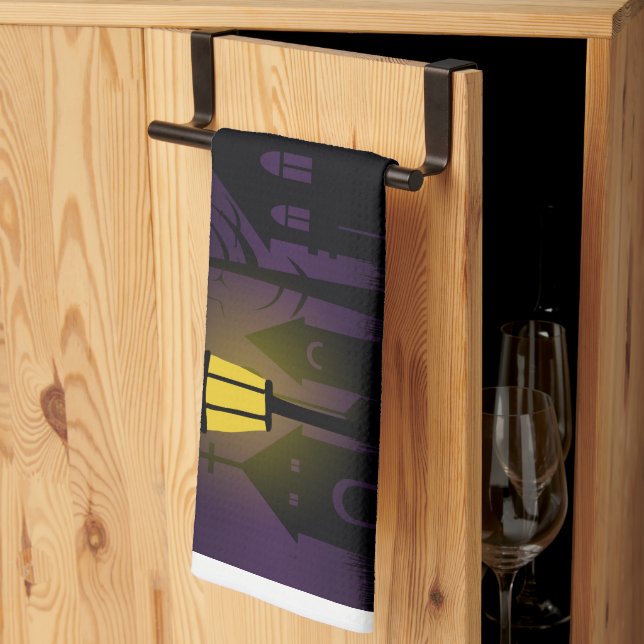 Spooky Halloween  Kökshandduk (Thirds Fold)