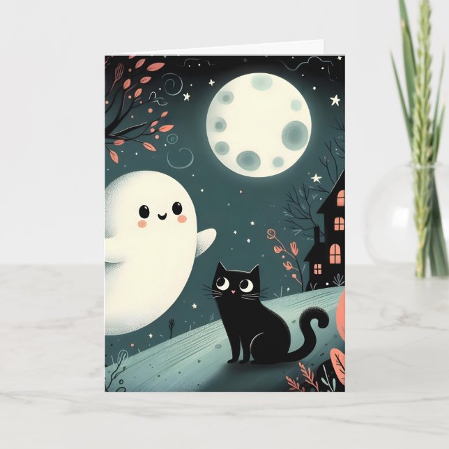 Spooky Halloween Kort (Framsida)