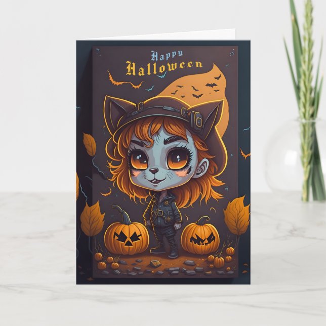 Spooky Halloween Kort (Framsida)