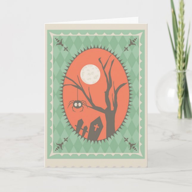 Spooky Halloween Kort (Framsida)