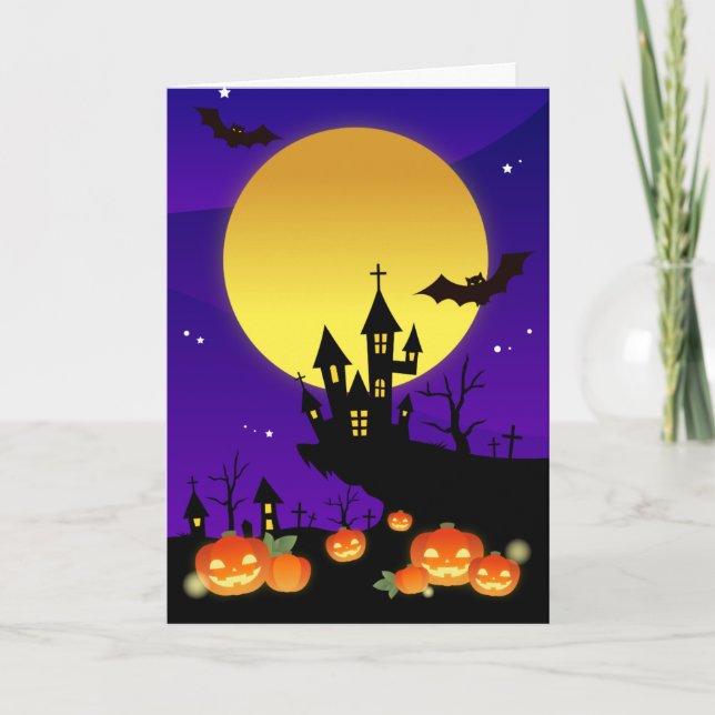Spooky Halloween Kort (Framsida)