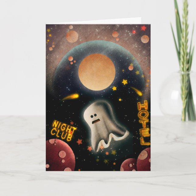 Spooky Halloween Kort (Framsida)