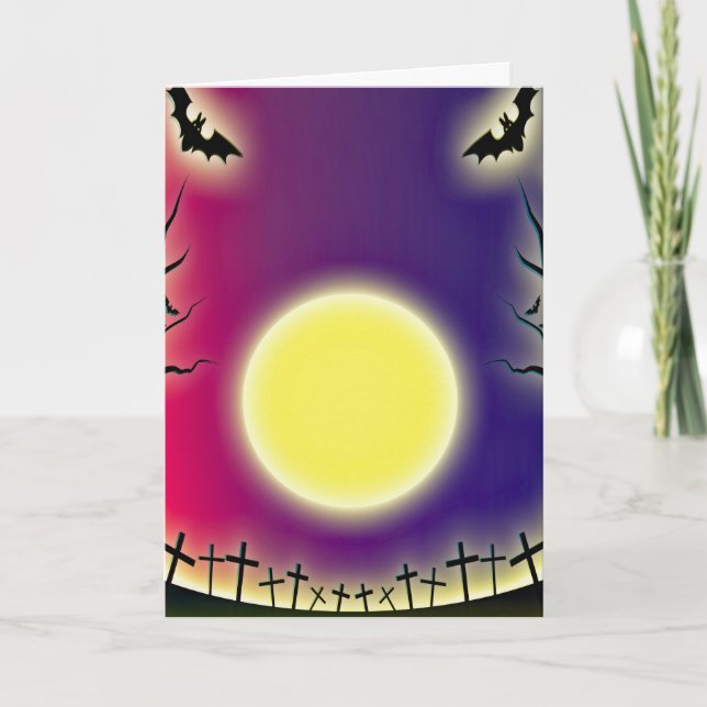 Spooky Halloween Kort (Framsida)