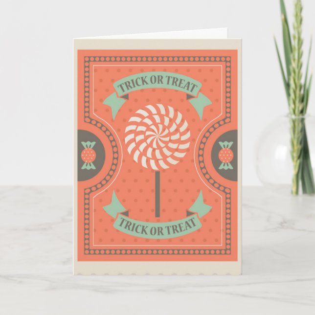 Spooky Halloween Kort (Framsida)