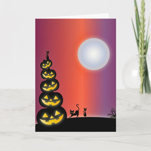 Spooky Halloween Kort (Framsida)