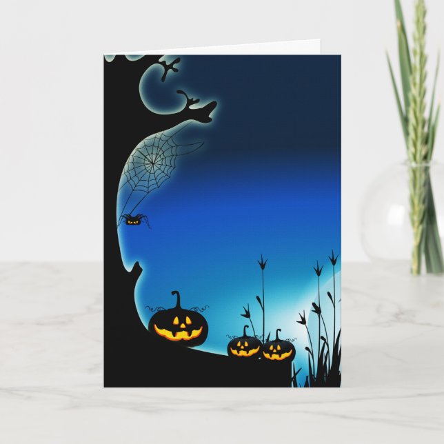 Spooky Halloween Kort (Framsida)