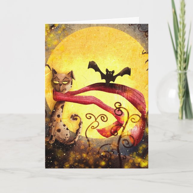 Spooky Halloween Kort (Framsida)