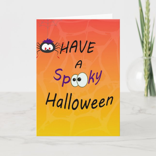 Spooky Halloween Kort (Framsida)