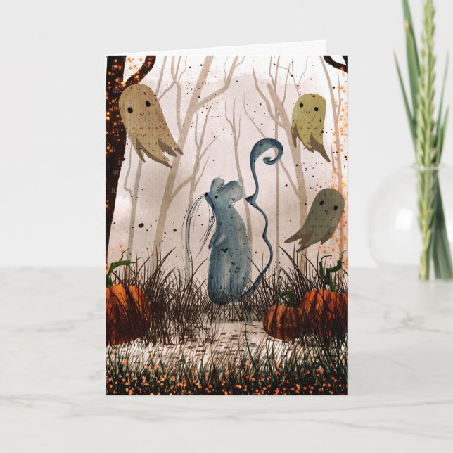 Spooky Halloween Kort (Framsida)