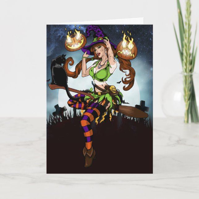 Spooky Halloween Kort (Framsida)