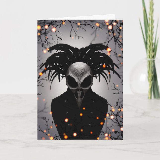 Spooky Halloween-kort Kort (Framsida)