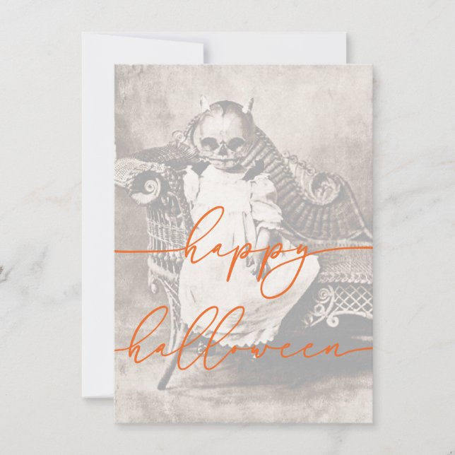 Spooky Halloween-kortmall Julkort (Framsida)