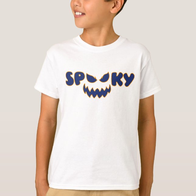 Spooky Halloween-kostym för Boys T-Shirt (Framsida)