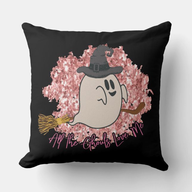 Spooky Halloween Kudde (Framsida)