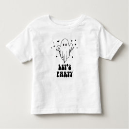 Spooky Halloween Låt oss party-barn T Shirt