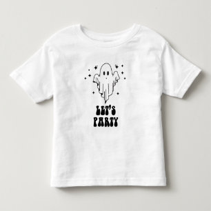 Spooky Halloween Låt oss party-barn T Shirt