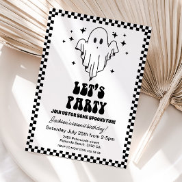 Spooky Halloween Låt oss party i alla åldrar Inbjudningar
