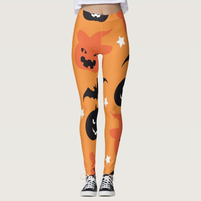 Spooky Halloween Leggings (Framsida)