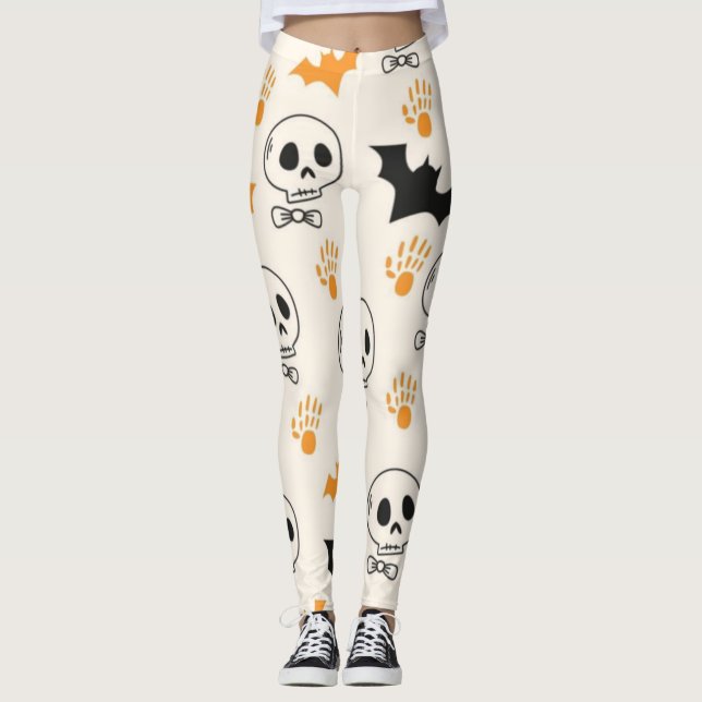 Spooky Halloween Leggings (Framsida)