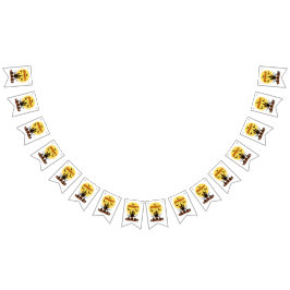 Spooky Halloween Måne Bunting Banner Vimplar