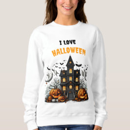 Spooky Halloween med pumpor och spöken T Shirt