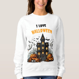 Spooky Halloween med pumpor och spöken T Shirt