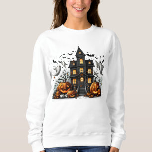 Spooky Halloween med pumpor och spöken T Shirt
