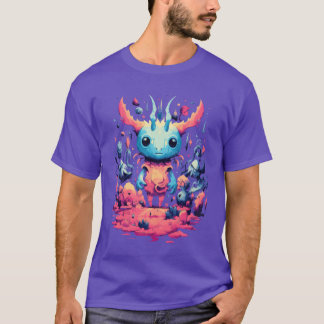 Spooky Halloween Monsters-flicka T Shirt