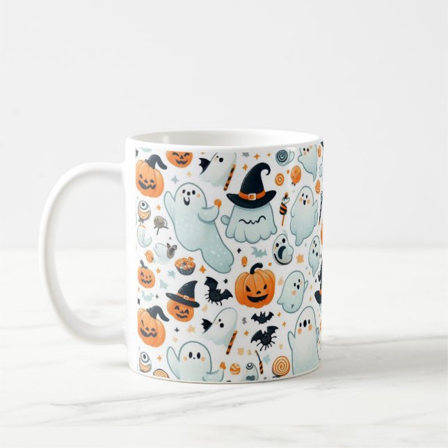 Spooky Halloween Mugg (Vänster)