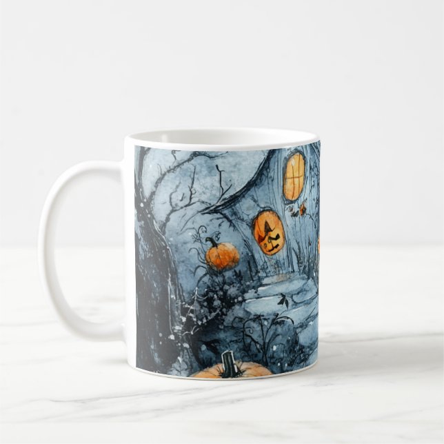 Spooky Halloween Mugg (Vänster)