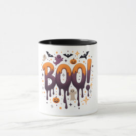 Spooky Halloween Mugg - Utformning av ljus och Rol