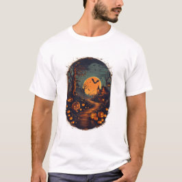 Spooky Halloween Natt T Shirt